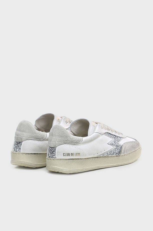 Deri Logolu Sim ve Süet Detaylı Vintage Sneaker Ayakkabı AYAKKABI MG630CO - 4