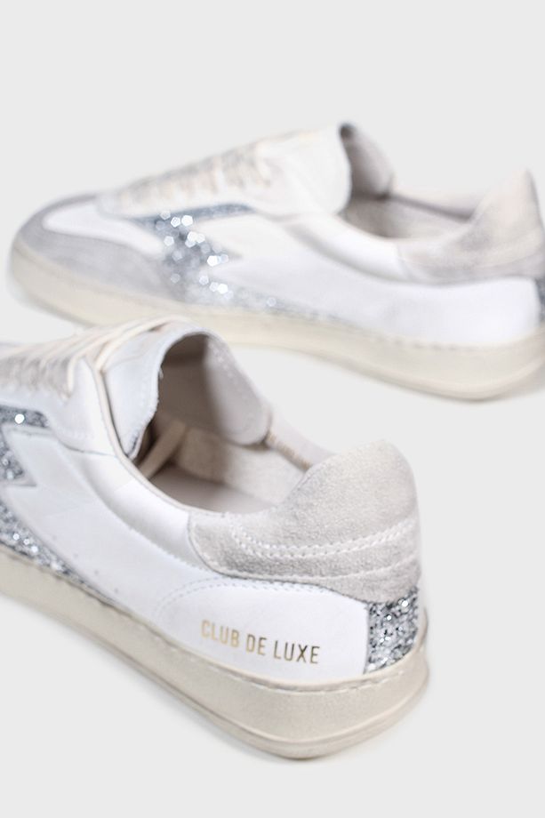 Deri Logolu Sim ve Süet Detaylı Vintage Sneaker Ayakkabı AYAKKABI MG630CO - 6