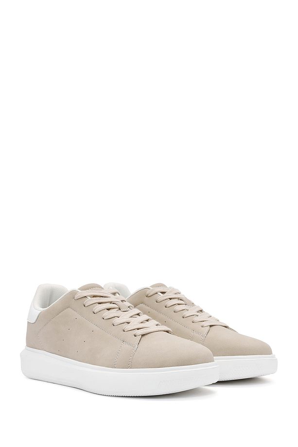 ACBC x Derimod Erkek Bej Bağcıklı Süet Sneaker 25SFD780310 - 3