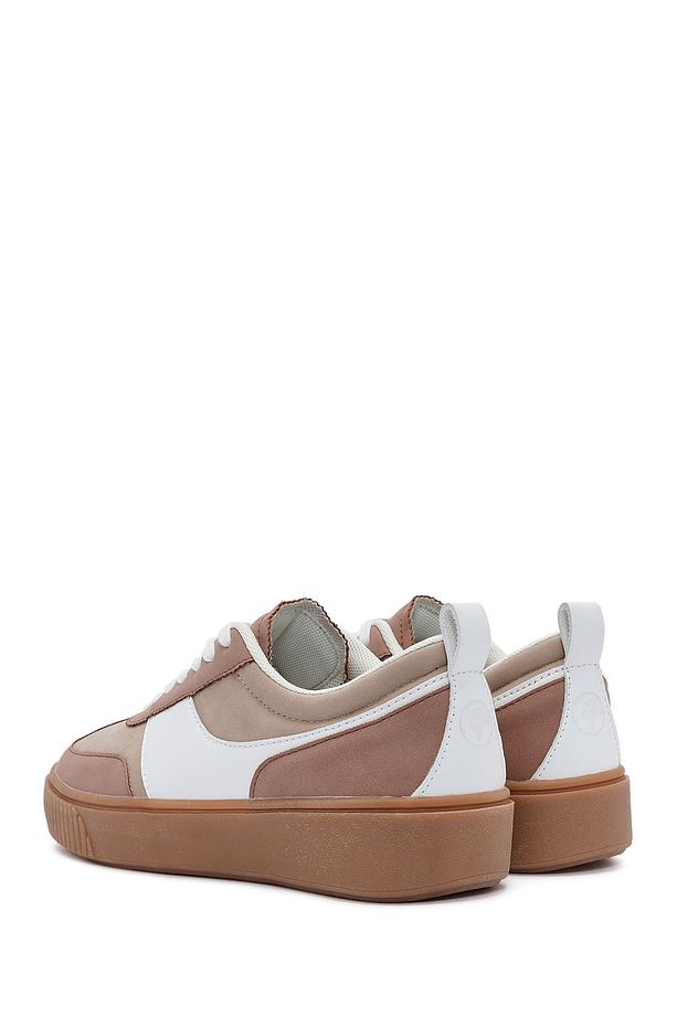 ACBC x Derimod Kadın Pembe Bağcıklı Süet Sneaker 25SFD435210 - 5