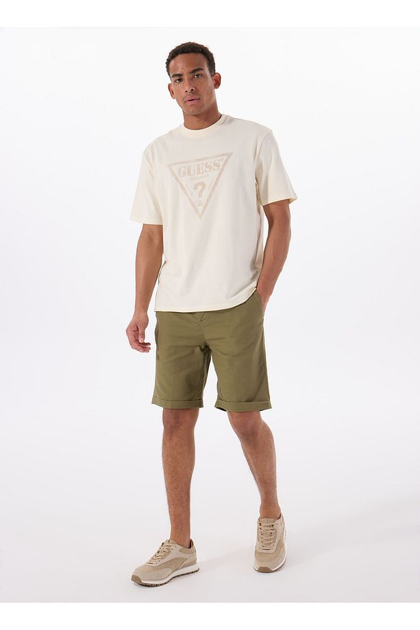 Slim Fit Yeşil Erkek Şort M5GD55WH4EAG896 AXEL SHORT CO LIN - 1