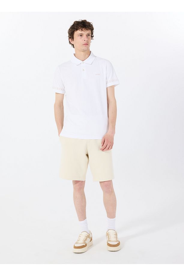 Bej Erkek Loose Fit Desenli Sweat Şort M5GD10KCN01G1V7 CLOVIS SHORTS - 2
