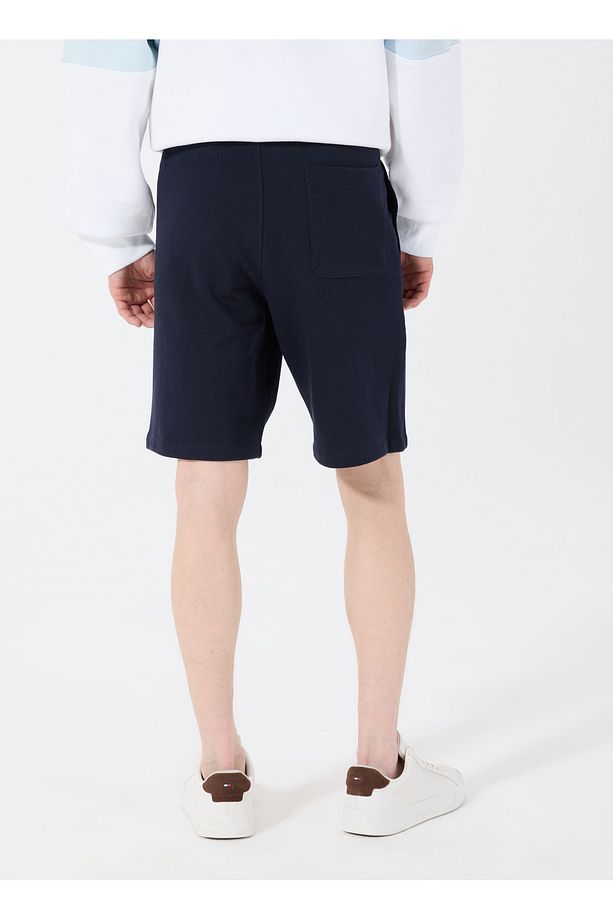 Lacivert Erkek Loose Fit Desenli Sweat Şort M5GD10KCN01G7V2 CLOVIS SHORTS - 5