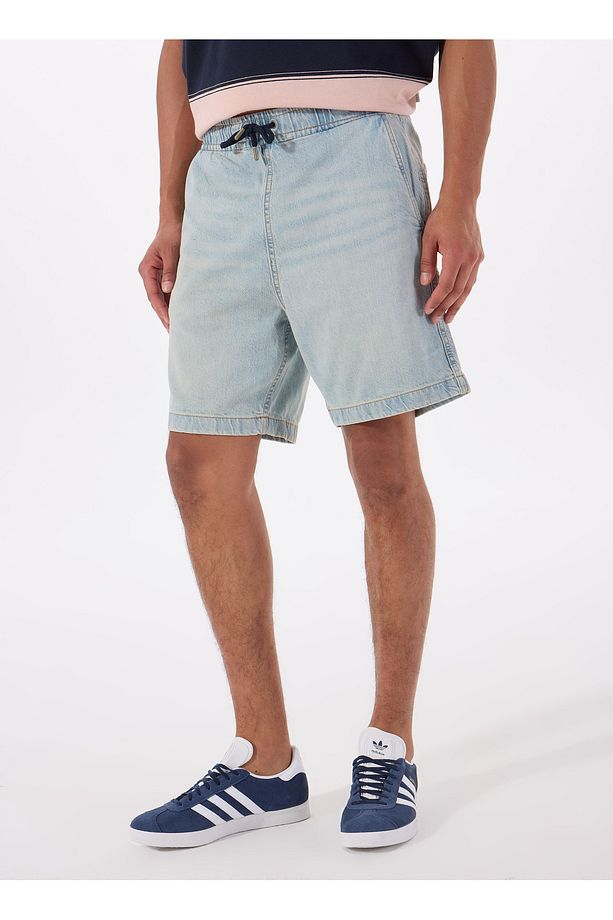 Erkek Regular Fit Desenli Denim Şort M5GD35D5M51GAL1 GJ JOGGER DENIM S - 3