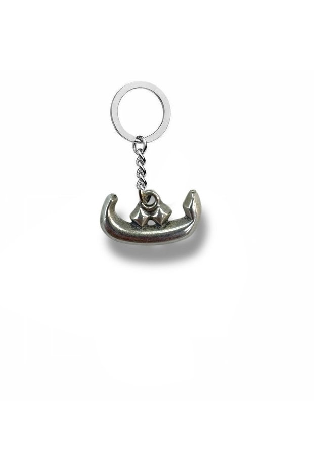 Arabic Keychain with Letter Te – Metal Accessory with Zamak Plated Spiritual Figure