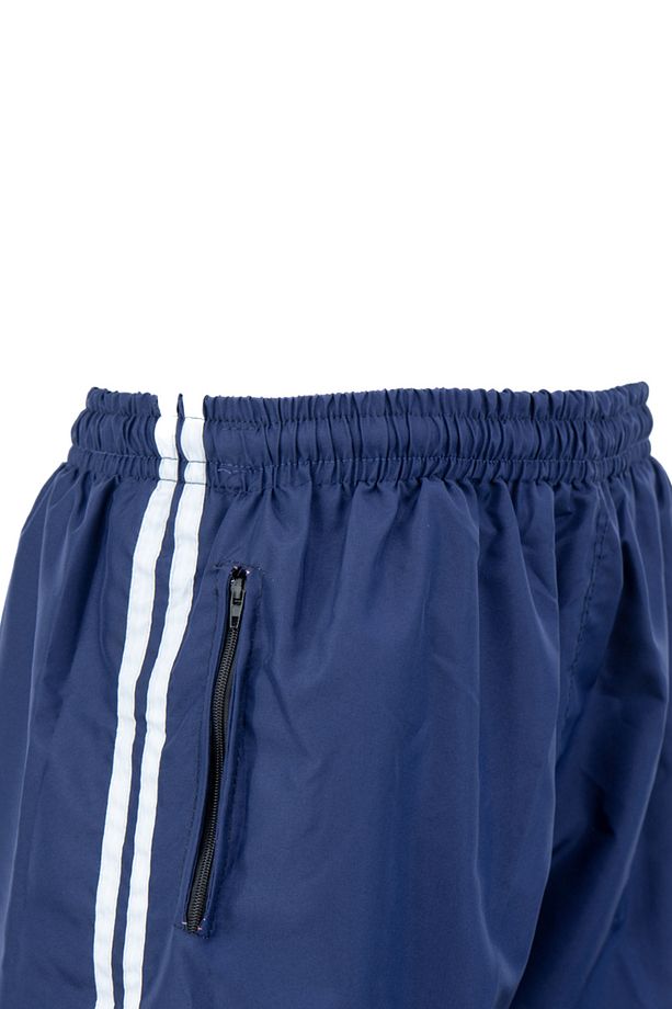 Erkek Şort Garson Boy Beli Lastikli ve Bağcıklı Çift Cepli Astarlı Deniz Model Rahat Kesim - 4
