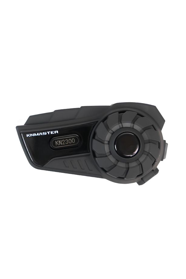 KN2300 Motosiklet Kask İnterkom Bluetooth Intercom Kulaklık Seti - Siyah - 1