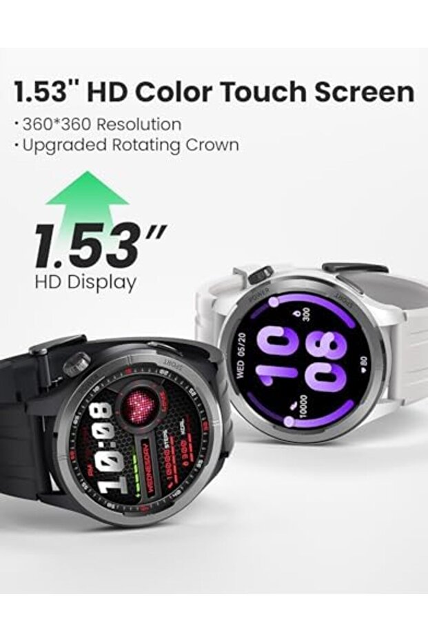 Solar Neo HF008 Smart Watch, 1.53" HD Display, Smart Message Notifications, Health Monitoring - 6
