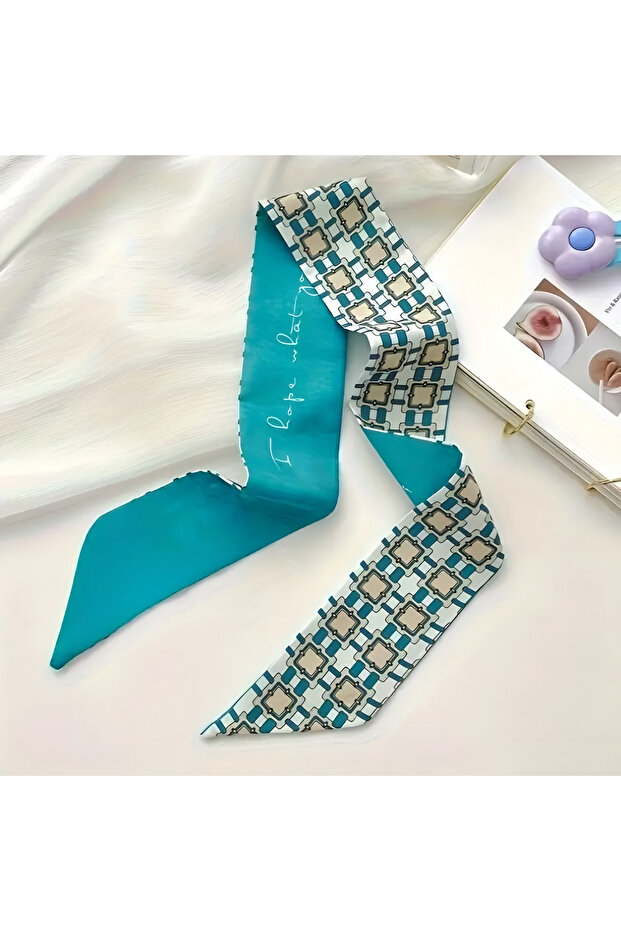 Design Scarf - Thin Shawl - Bag Accessory - Hair Accessory