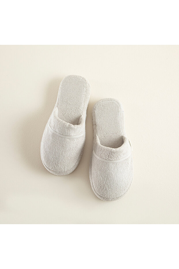 Solid Unisex Terlik Açık Gri - 1