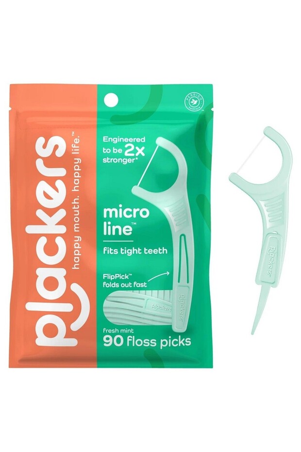 Micro Line Floss Pick Diş İpi 90lı - 1