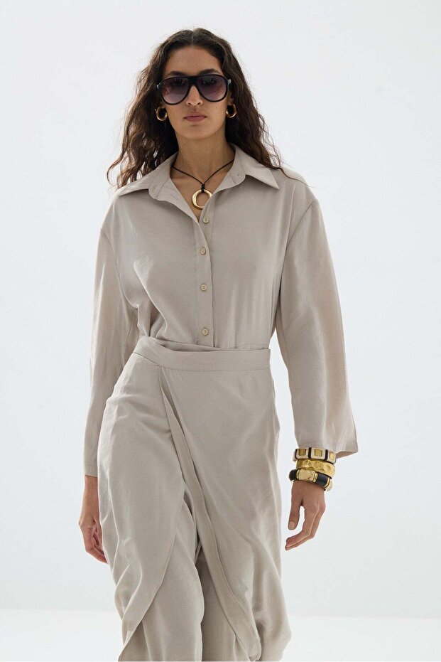 Rochie Model Pareo - Stone - 6