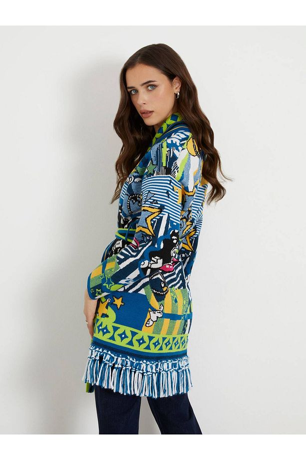 Kadın Heidi Multi-color Kemerli Hırka - 4