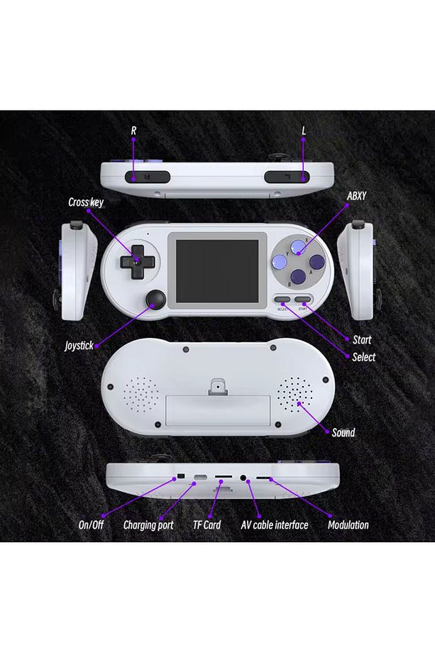 SF2000 RETRO OYUN KONSOLU 6000+ OYUN TV BAĞLNABİLİR VS OYUN OYNANABİLİR 2.4GHZ WİFİ BAĞLANIR GAMEBOY - 4