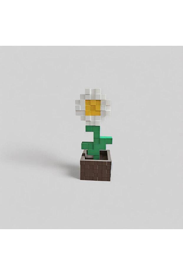 minecraft papatya çiçek - plastik - 1