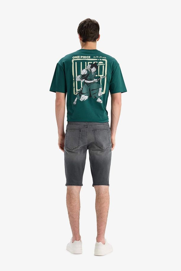 Regular Fit Jean Bermuda Şort E5986ax25sm - 6