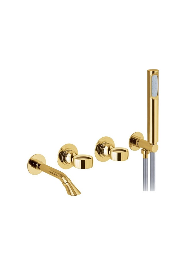 Italian Webert Opera Built-In Bathroom Faucet Gold