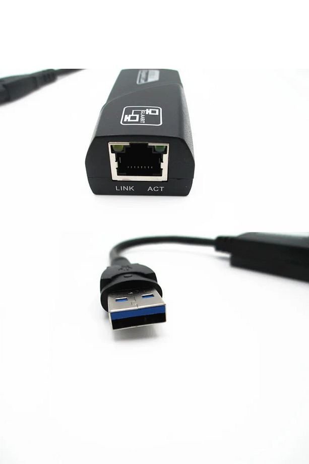 USB3.0 - RJ45 Konnektörü Bilgisayar için 10/100/1000Mbps Ethernet Adaptörü USB Adaptörleri - 5
