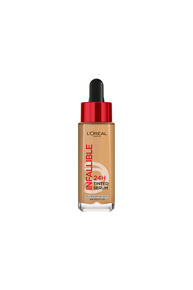 L'Oréal Paris 24H Infallible Tinted Serum Shade Medium Tan 5-6