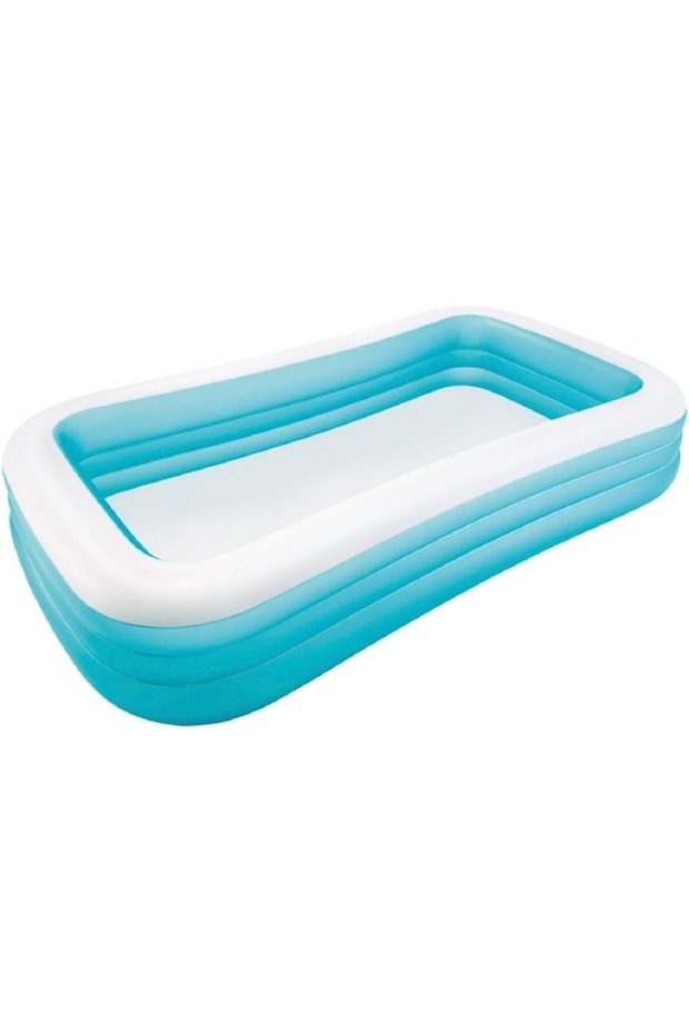Frosted Rectangular Pool – Blue - 1