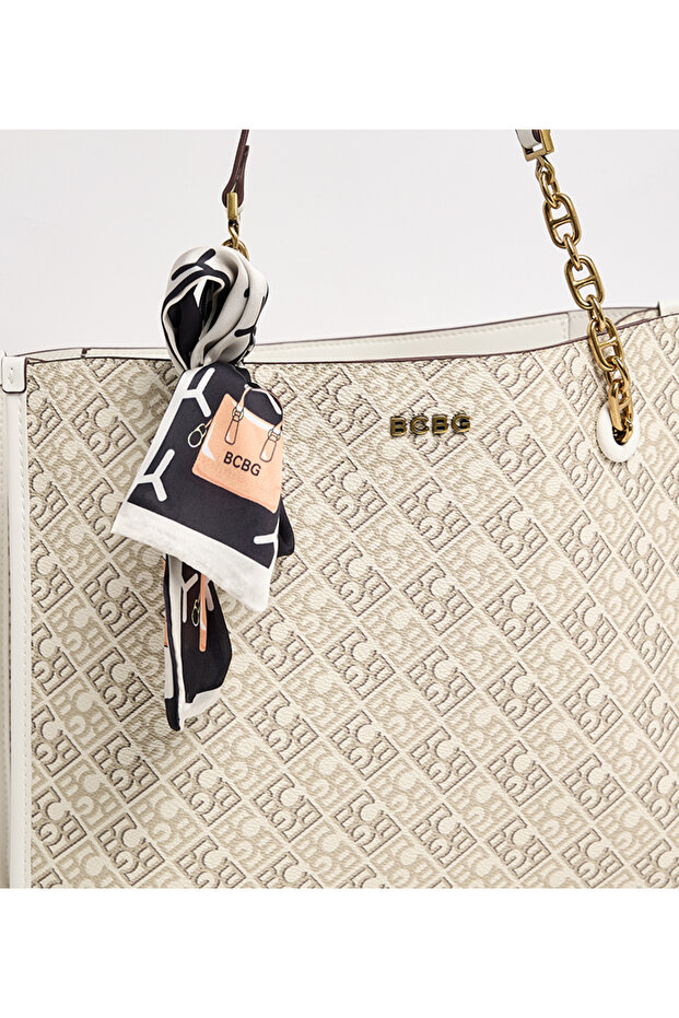 حقيبة توت يومية باللون البيج - 4