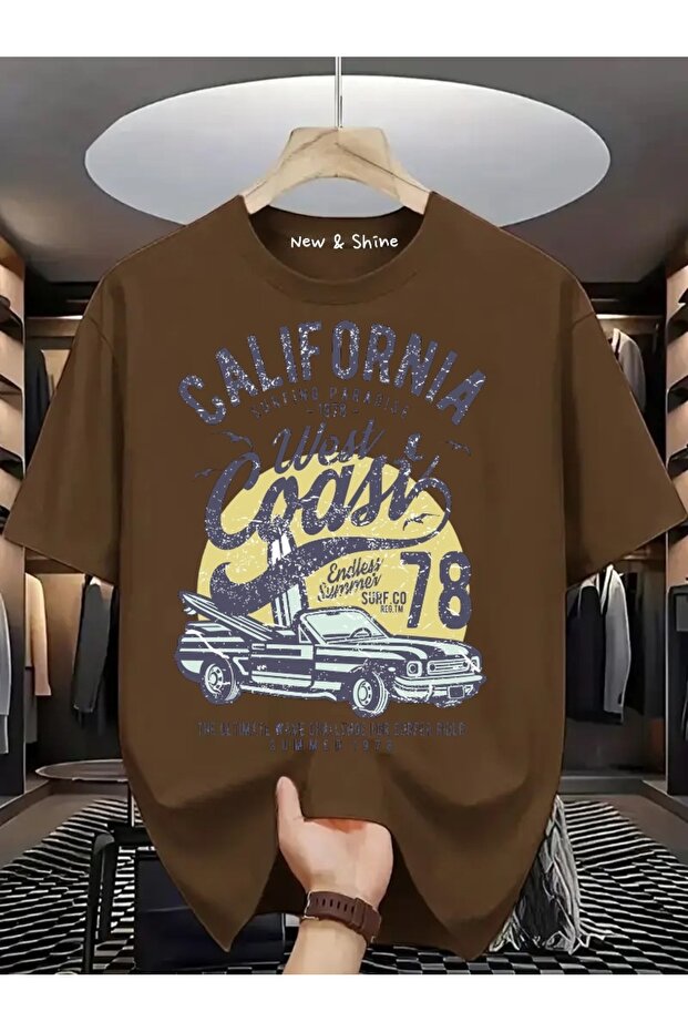California Printed Oversize T-shirt