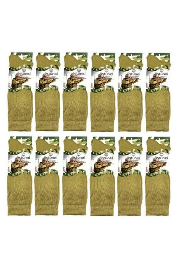 Military Winter Thermal Socks Nano Green (12 Pairs)