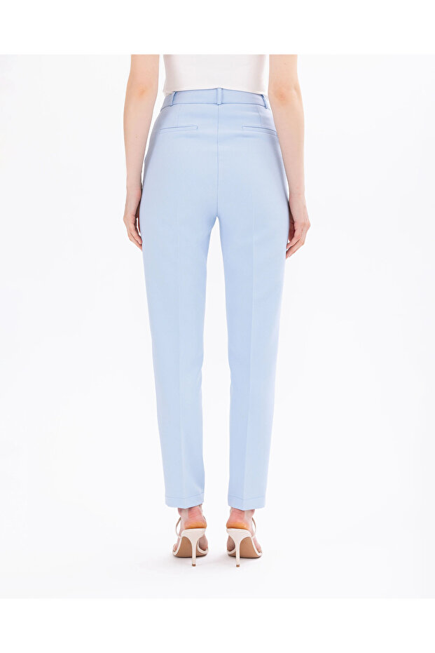 Düğmeli Bilek Boy Pantolon - 6