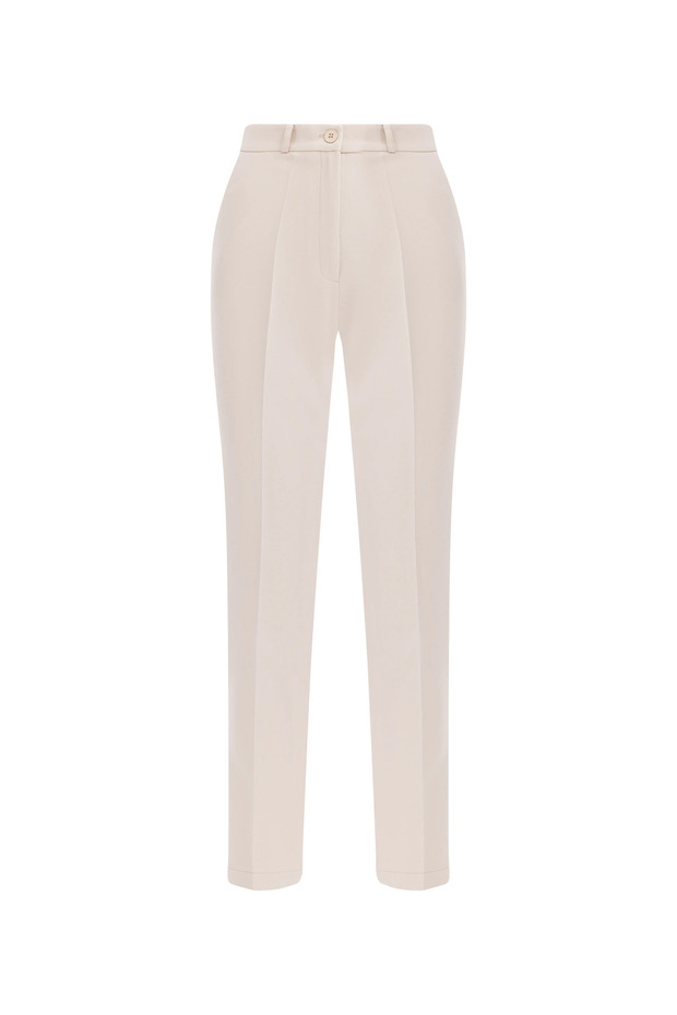 Düğmeli Bilek Boy Pantolon - 7