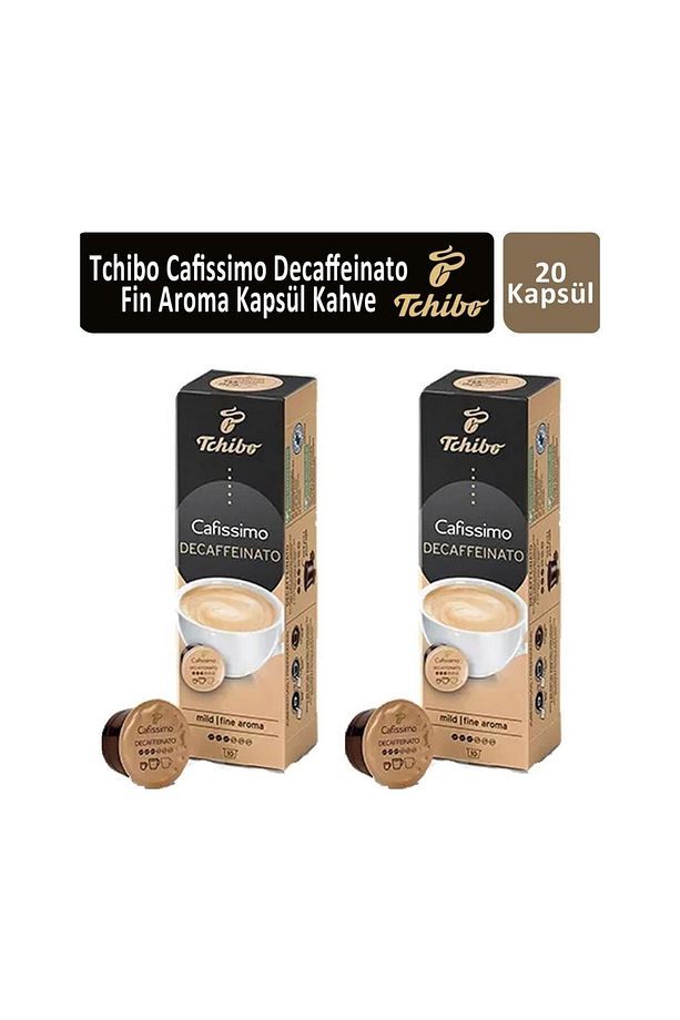 Cafissimo Caffe Crema Decaffinated Kapsül Kahve 2 x 10'lu - 1