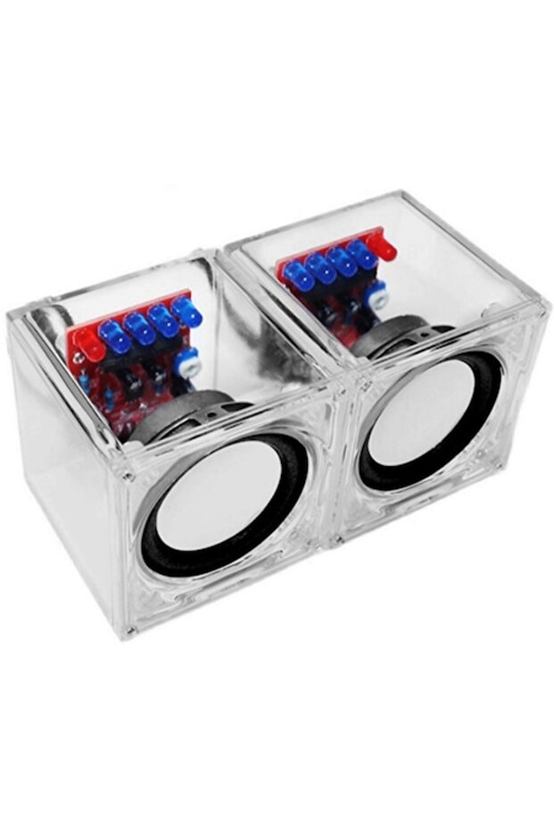 Electronic DIY Kit, Stereo Speaker for Computer - 1