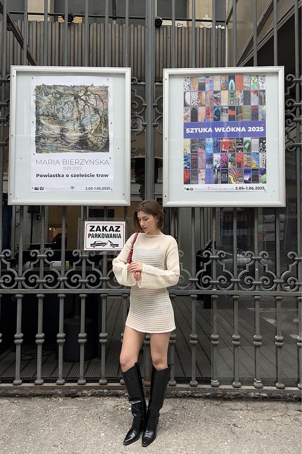 Kadın Ispanyol Kol File Örgü Mini Triko Plaj Elbisesi Vanilya 25s3026 - 4