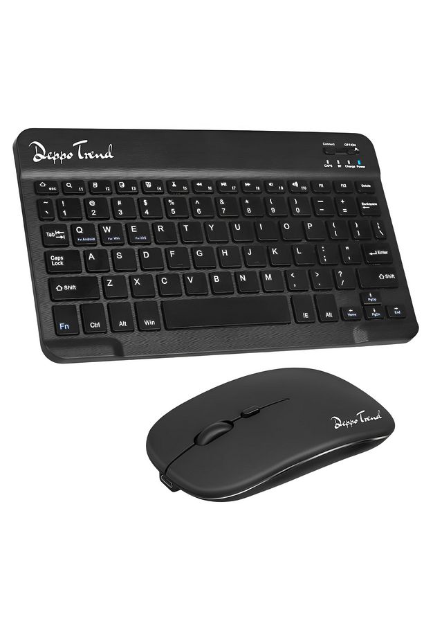 PC/Notebook/Macbook Uyumlu Kablosuz Şarj Edilebilir Klavye Mouse Seti Sessiz Türkçe Karakter Klavye - 2