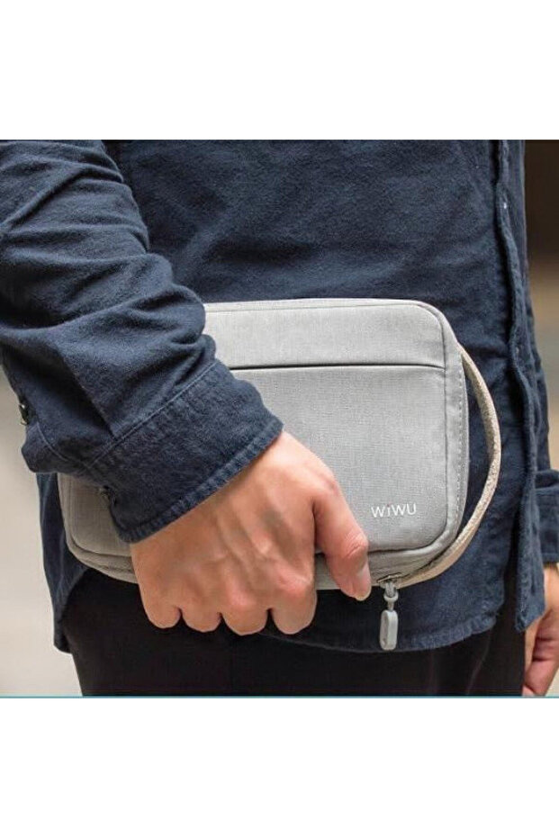 حقيبة يد من - رصاصي - 1