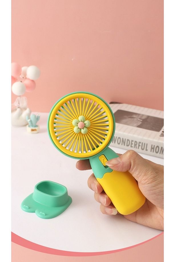 Taşınabilir Mini Fan Soğutucu Masa Üstü Vantilatör Usb Şarjlı Pratik - 2