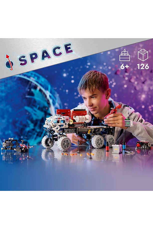 ® Technic Mars Ekibi Keşif Aracı 42180 - 11+ Oyuncak Model Yapım Seti (1599 Parça) - 6