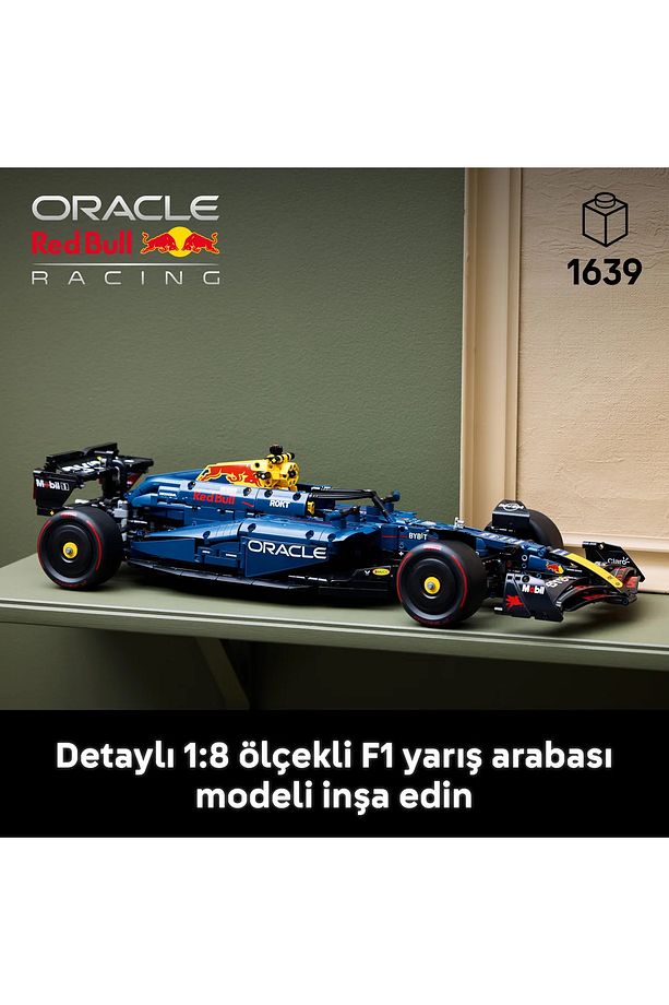 ® Technic Oracle Red Bull Racing RB20 F1 Araba 42206- Yetişkinler için Model Seti (1639 Parça) - 6
