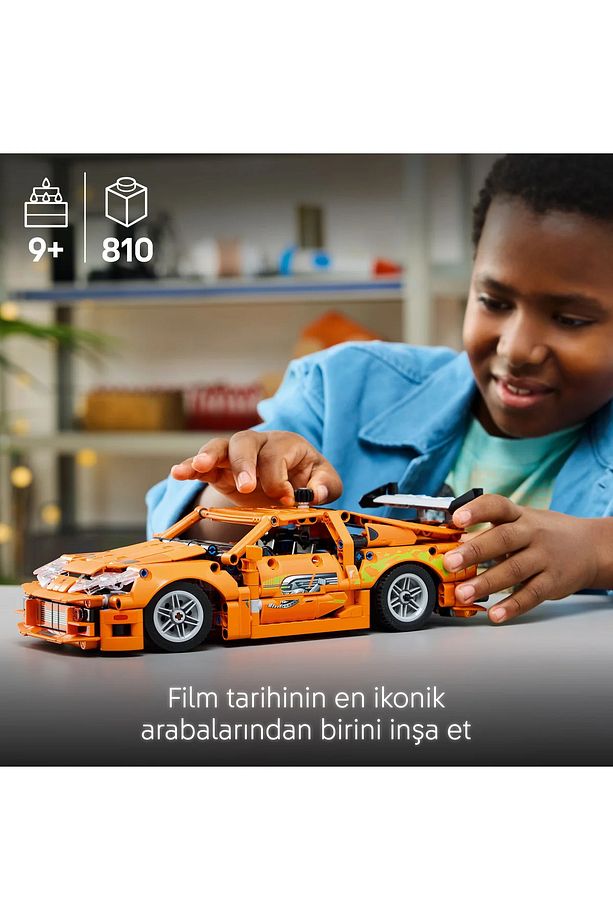 ® Technic Fast and Furious Toyota Supra MK4 42204 - 9+ Oyuncak Model Yapım Seti (810 Parça) - 6