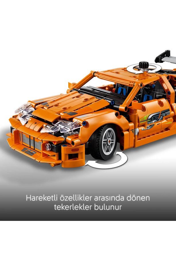 ® Technic Fast and Furious Toyota Supra MK4 42204 - 9+ Oyuncak Model Yapım Seti (810 Parça) - 7