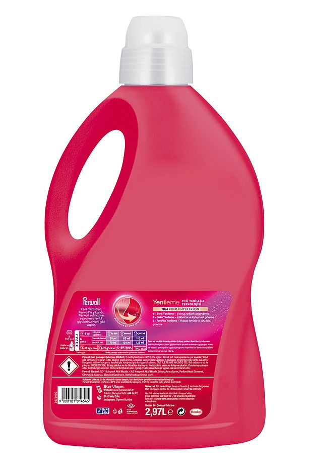 Sıvı Deterjan Yenileme Siyah 2x2.97L + Renkli 2.97L – 3'lü Set (Toplam 8.91L) - 5