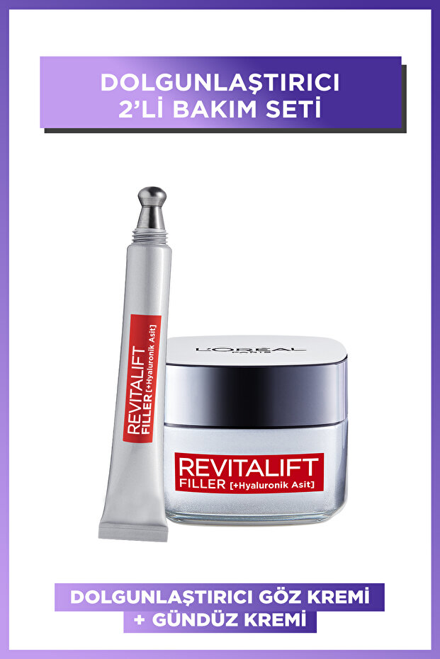 Revitalift Filler Intensive Plumping Anti-Aging Day Cream 50ml + Eye Cream 15ml