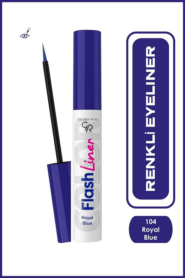 Flash Liner Colored Eyeliner 104 Royal Blue Renkli Eyeliner 3,5 ml - 1
