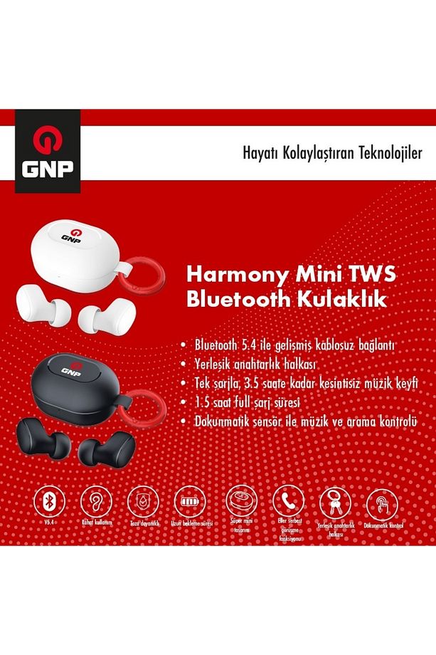 Harmony Mini TWS Kulaklık Siyah - 2