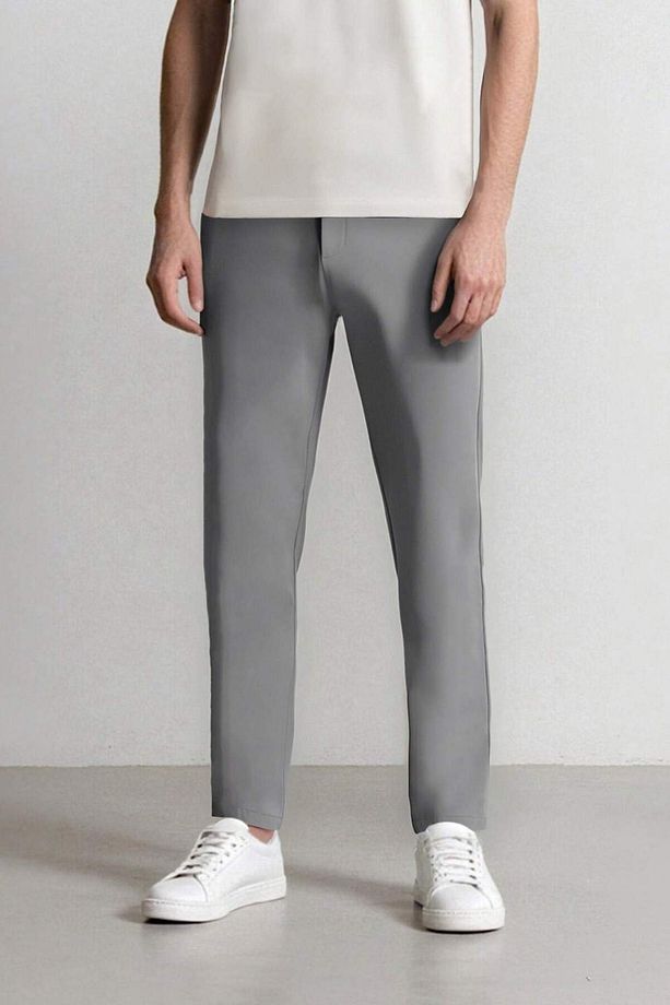 DeFactoFit Slim Fit Dar Kesim Standart Paça Esnek Multifonksiyonel Dokuma Sporcu Pantolon D9247AX25S - 1
