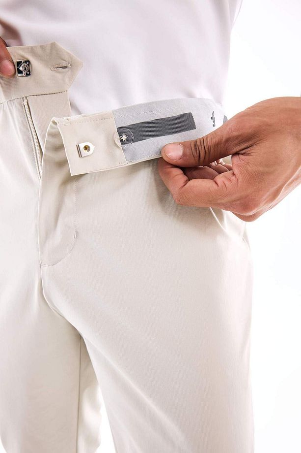 DeFactoFit Slim Fit Dar Kesim Standart Paça Dokuma Pantolon D9247AX25SP - 7