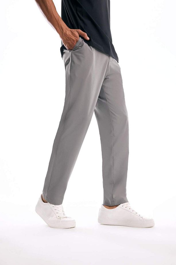 DeFactoFit Slim Fit Dar Kesim Standart Paça Dokuma Pantolon D9247AX25SP - 3