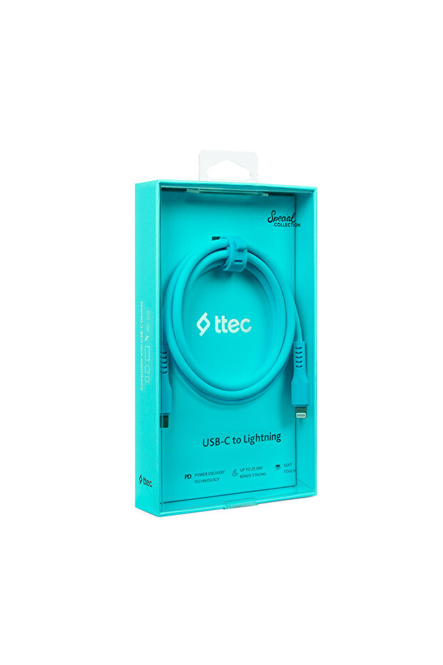 USB-C - Lightning Hızlı Şarj Kablosu 120cm - 6