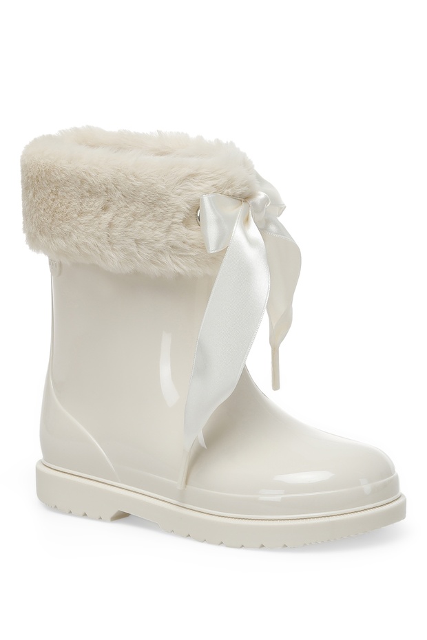 W10258 Bımbı Soft Krem Kız Çocuk Yağmur Çizmesi - 6