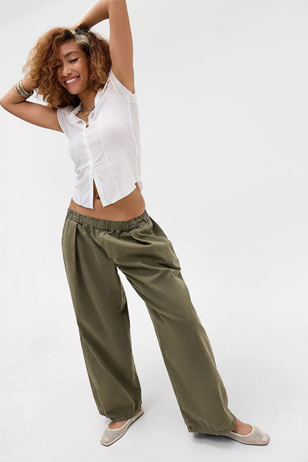 بلوزة شفافة من القماش الرقيق - 1