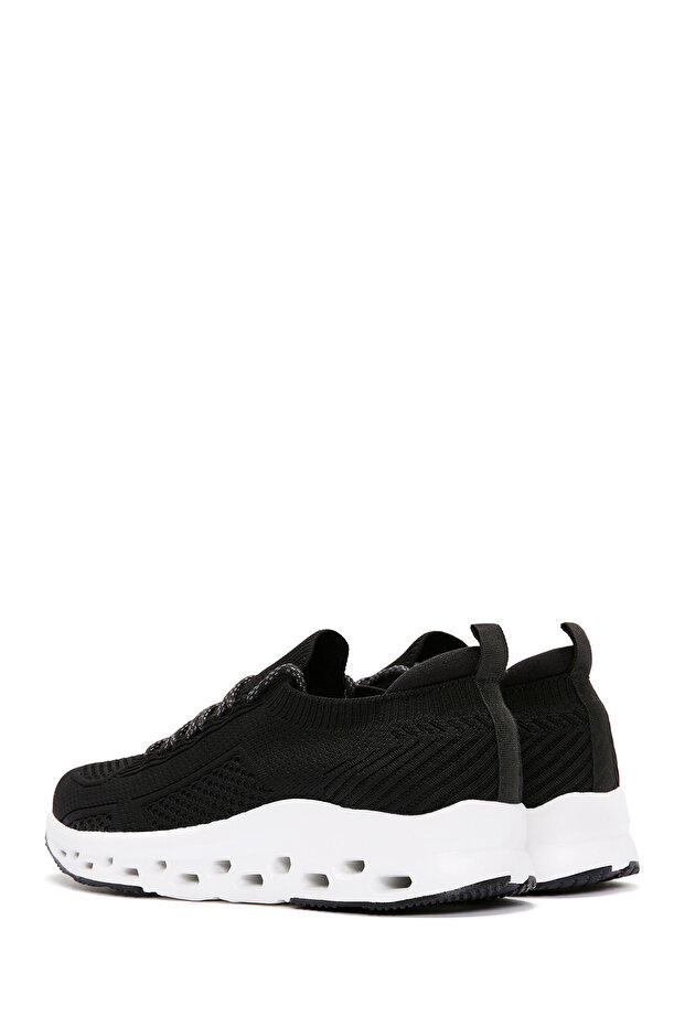 Zero Erkek Siyah Bağcıklı Kalın Tabanlı Sneaker 24sfd69316f - 5